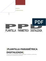 Plantilla Parametrica Digitalizada