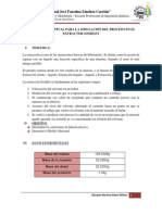 Análisis Conceptual Para La Simulación Del Proceso en El Extractor Soxhlet