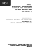 Download MODUL MENDIAGNOSIS PERMASALAHAN PERANGKAT YANG TERSAMBUNG JARINGAN BERBASIS WAN by sarbarita SN24713469 doc pdf
