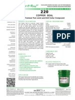 Premium Tool Joint Compound for Oilfield Tubular Goods