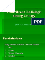 Materi Kuliah VII - Pemeriksaan Radiologis Bidang Urology