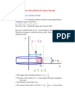 Calculus (6th Edition) by James Stewart: Section 6.3-Volumes by Cylindrical Shells