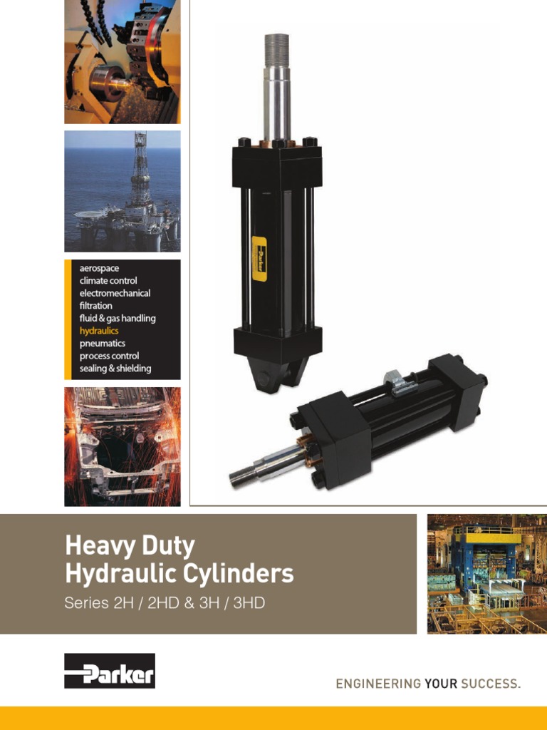 Parker Heavy Duty Hydraulic Cylinders 2H, 2HD, 3H, 3HD.PDF Piston