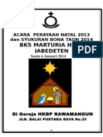 Ibadah Natal Bks Marturia Jabedeten R-1