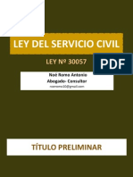 Ley Del Servicio Civil