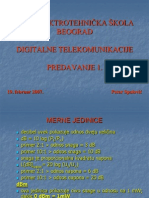 Merne Jedinice DB DBM DBMV Digitalne Telekomunikacije Prezentacija - 1