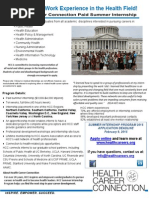 Download 2015 Heath Career Connection Internship Recruitment  by Toms Magaa SN247164978 doc pdf