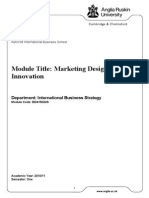BD415024S Marketing Design and Innovation 2010-11 Semester 1c