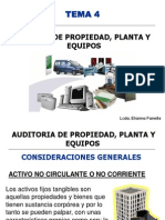 Efectos de Propiedad, PLanta y Equipos