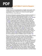 Download The Internet and Political Control in Singapore by rapistrahulgandhi SN2471757 doc pdf