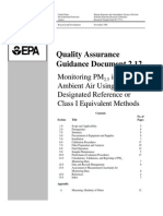 QA Guidance Doc 2.12 EPA-PM2.5