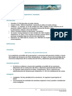 Evaluación y Manejo Transoperatorio Anestesia