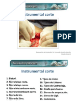 Instrumental de Corte Cirugía