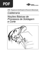 Apostila de oxicorte e solda com oxigasIntrodução à Soldagem .......................................................... 05 • Introdução ......................................................................... 05 • Definição da Solda............................................................. 05 • Considerações sobre a solda ............................................ 05 • Fontes de calor utilizadas .................................................. 07 • Vantagens das junções soldadas em geral ....................... 08 • Classificação dos processos de soldagem ........................ 09 • Considerações sobre os principais processos de soldagem .......................................................................................... 10 • Solda a arco elétrico .......................................................... 10 • Soldagem a arco elétrico com proteção gasosa (MIG/MAG) .......................................................................................... 11 • Soldagem a 