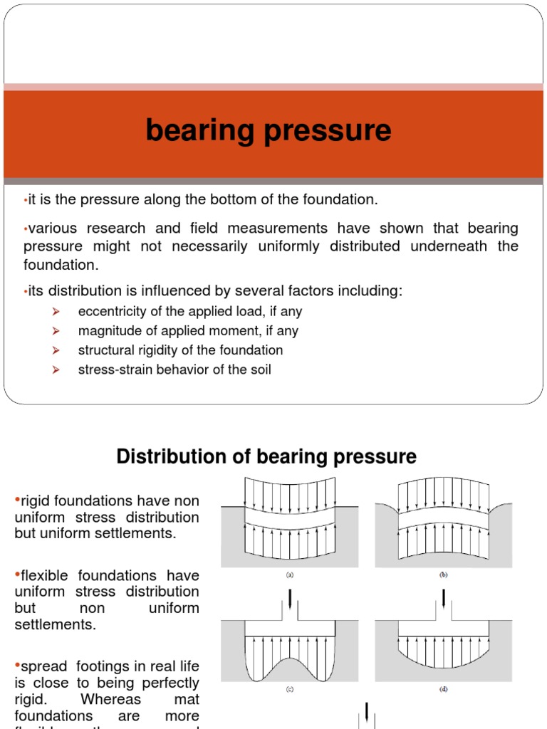 Bearing Pressure and Foundation Design | PDF | Pressure | Geotechnical ...