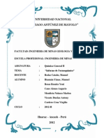 Informe de Termoquimica