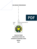 Tugas Bahasa Pemograman