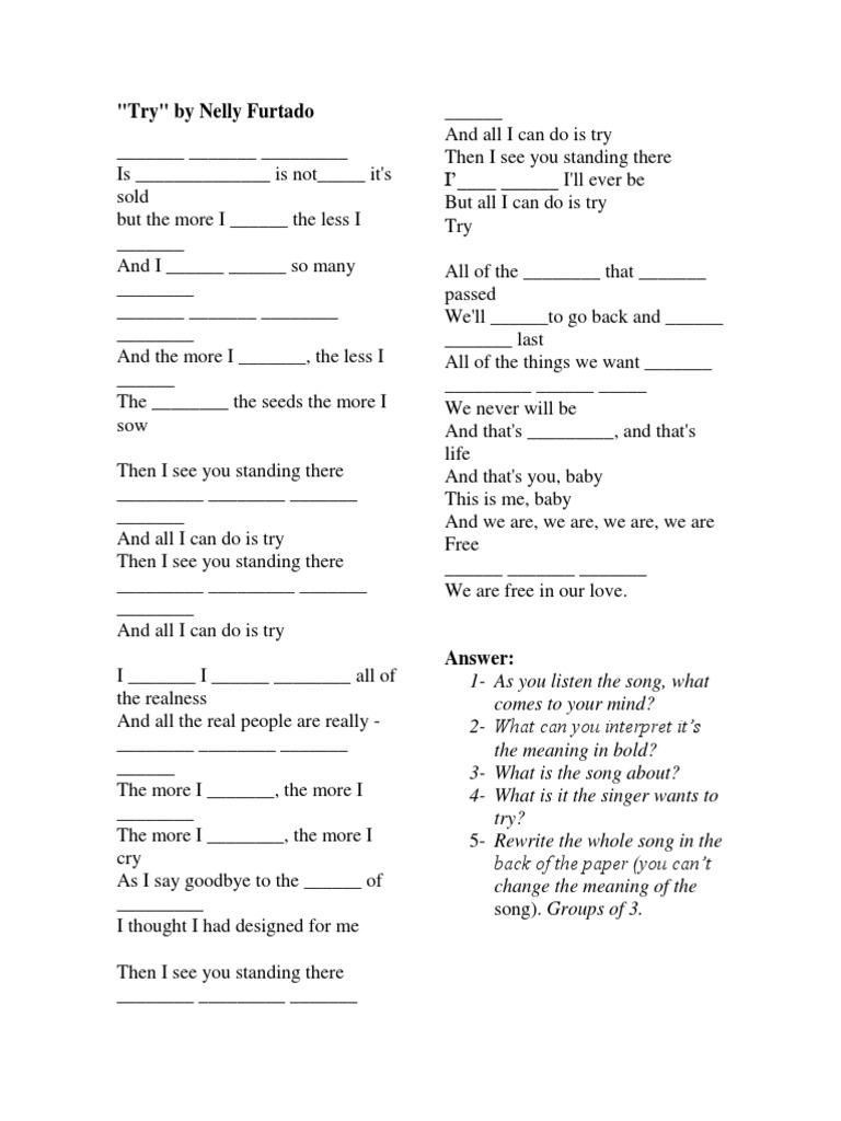 Try Worksheet