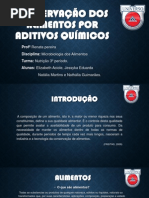 Uso de Aditivos Químicos