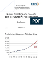 1.1.nuevas Tecnologías de Flotación para Los Futuros Proyectos Mineros - Jose Concha