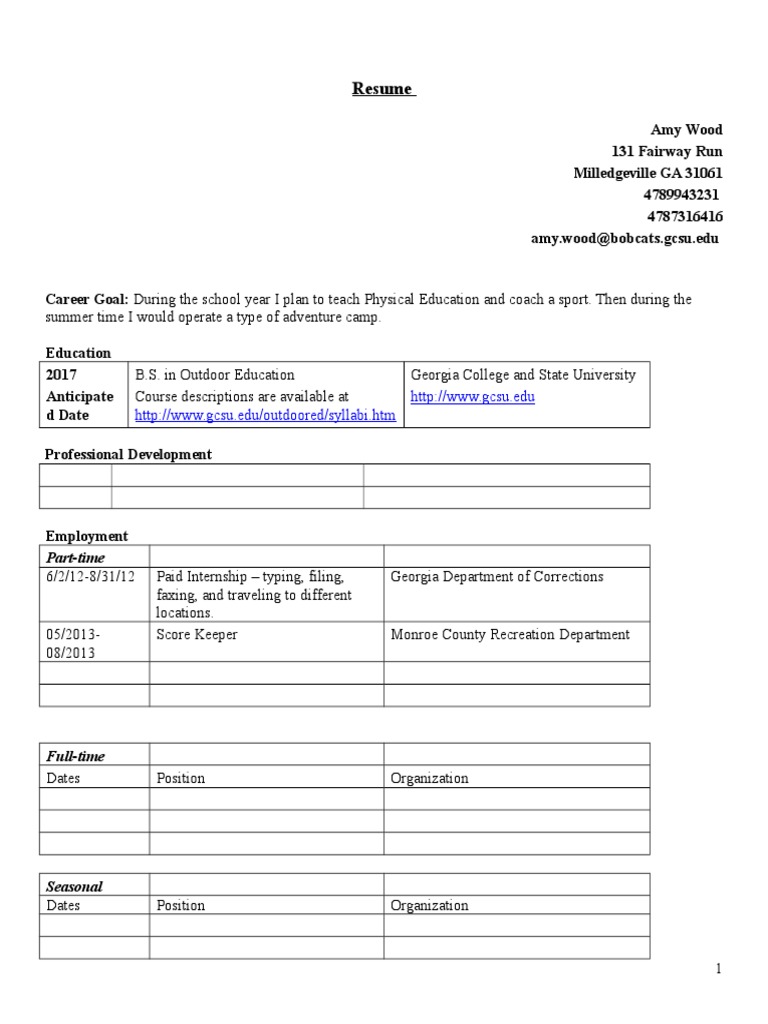 Resume and Trip Log Templates-2 | PDF | Paddling | Kayak