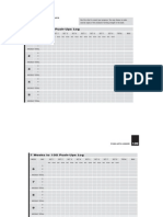 7 Weeks To 100 Push-Ups Chart