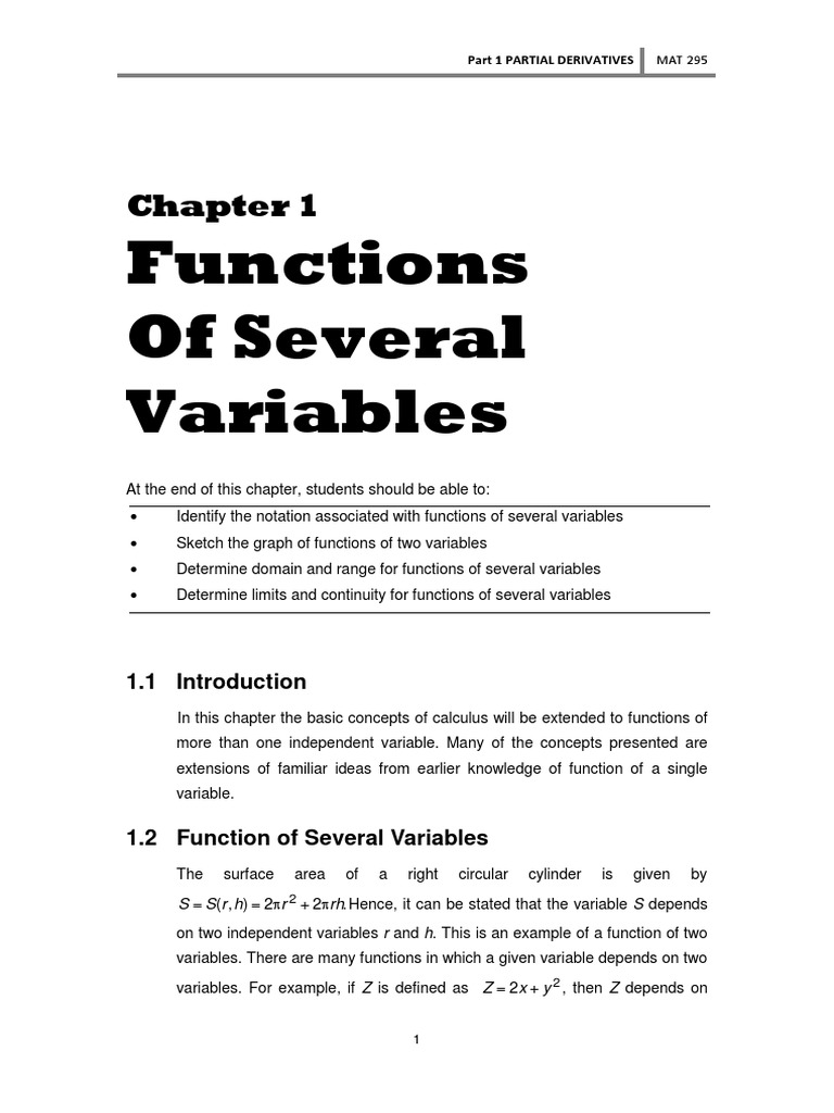 Mat495 Chapter 1 | PDF | Teaching Methods & Materials