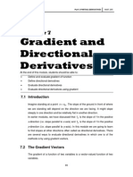 Gradient and Directional Derivatives