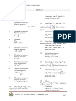 MODUL 5 / TG 4 INDEKS DAN LOGARITMA KERTAS 1