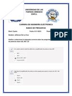 Preguntas Amplificador de Potencia