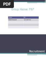 Recruitment Selection