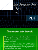 Persamaan Laju Reaksi dan Orde Reaksi