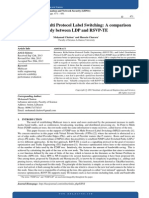 Multicast in Multi Protocol Label Switching: A Comparison Study Between LDP and RSVP-TE