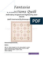 Fantasia Collection Quilt - Instructions