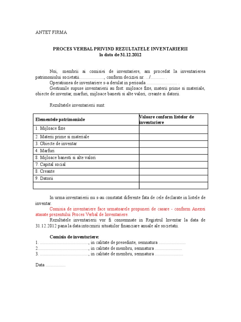 PV Inventariere | PDF