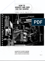 Shaper Work: Section 04 How To Operate and Care For The Shaper