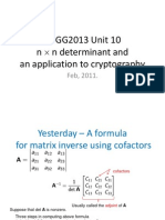 NXN Application To Cryptography