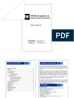 Manual Detector Gases TIF RX1A XL1A