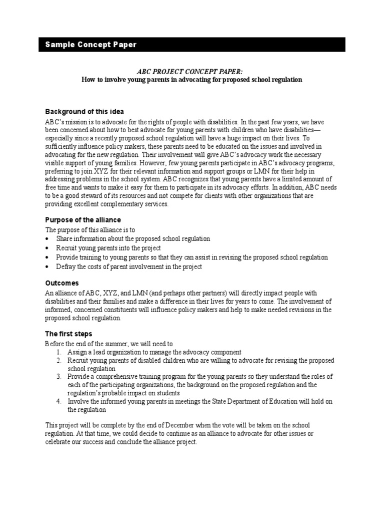 research concept paper sample pdf