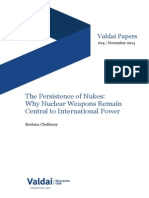 The Persistence of Nukes: Why Nuclear Weapons Remain Central To International Power
