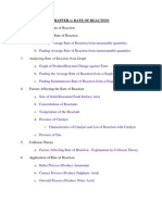 Rate of Reaction Chapter 1