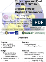 H2 Storage Using MOFs