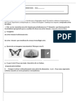 Avaliações Artes Primeiro Bimestre PDF