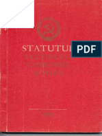 1965 Statutul PCR