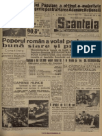 Scanteia 31 Martie 1948