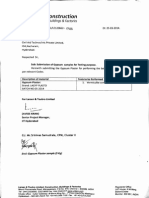 Gypsum Plaster Testing Letter