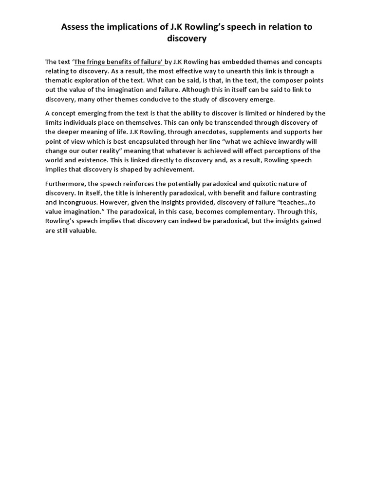 The Fringe Benefits of Failure PDF