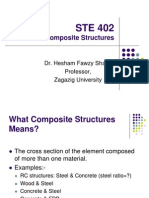 Composite Structures: Dr. Hesham Fawzy Shaabn Professor, Zagazig University