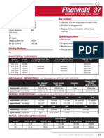 Fleetweld 37: Conformances Key Features