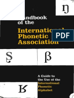 International Phonetic Association Handbook of the IPA